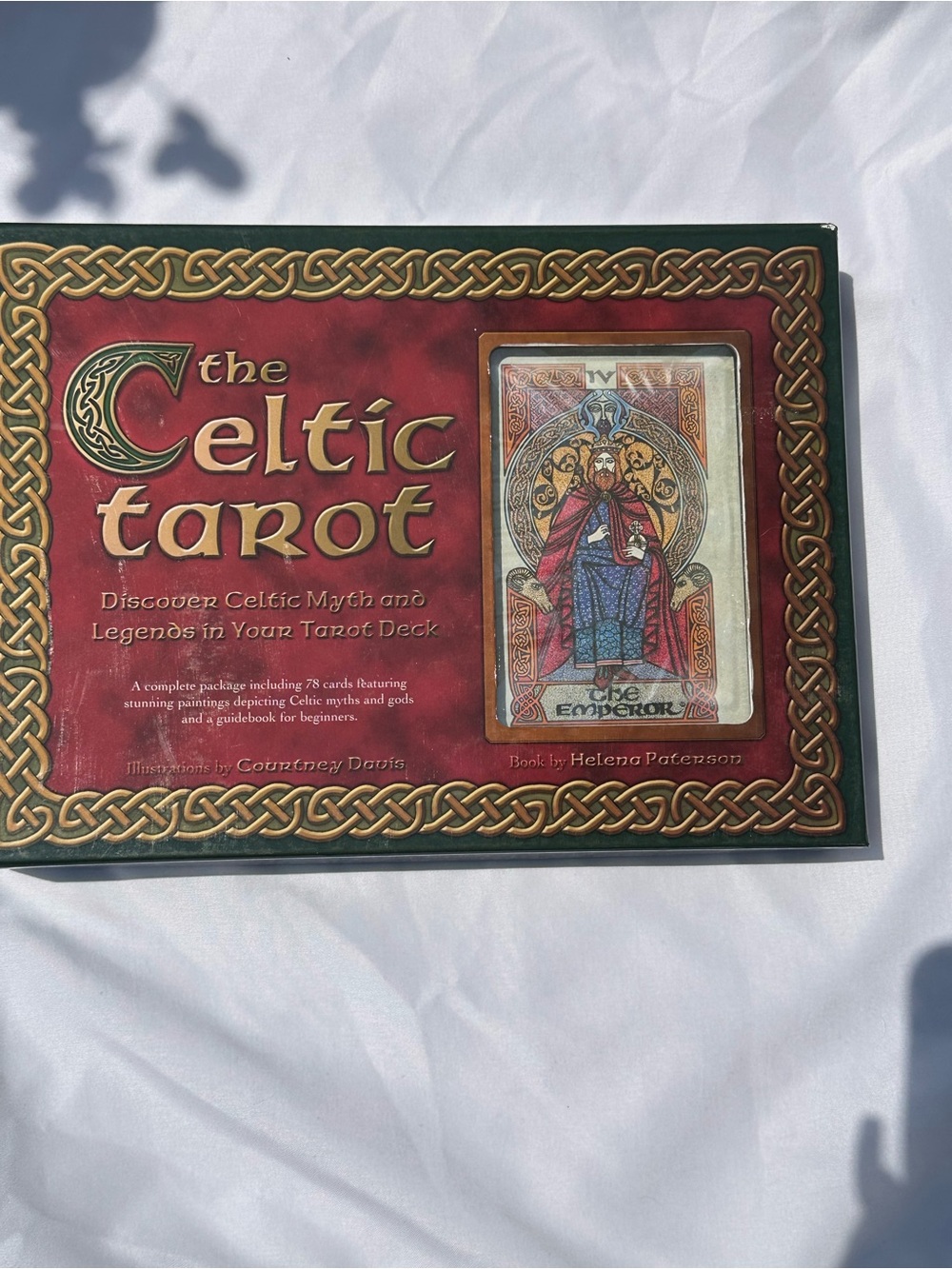 The Celtic Tarot Deck - Red and Gold Box new in box